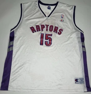 VTG NBA Champion Toronto Raptors XXL Vince Carter 15 Jersey T8 - Picture 1 of 7
