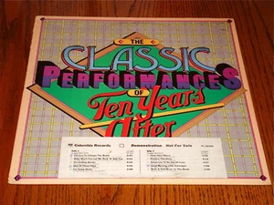 TEN YEARS AFTER THE CLASSIC PERFORMANCES OF TEN YEARS AFTER PROMO LP WITH STRIP - Picture 1 of 4