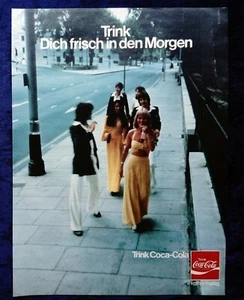 Coca Cola, Coke, originale Werbung aus 1975 "Trink dich frisch..." - Picture 1 of 1