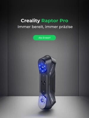 Escáner 3D Creality Raptor / Raptor Pro / Raptor X, novedad 2025, enchufe UE - Imagen 1 de 4
