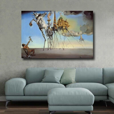 The Temptation of St. Anthony-Dali - CANVAS OR PRINT WALL ART - Image 1 of 3