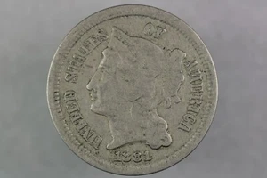 1881 3 Cent Nickel VF. Offering combined shipping. - Picture 1 of 2