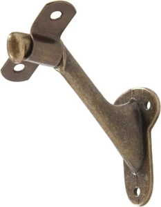 852871 Utility Handrail Brackets Antique Brass - Picture 1 of 1