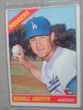 Derrell Griffith 1966 Topps Baseball Card # 573 
