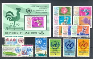 ENGLISH COLONY ECT SATELITE --14 STAMPS + 1 x BLOCK -** MNH --VF - Picture 1 of 1