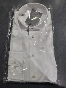 Camisa de negocios Jacques Britt para hombre Sienna, blanca talla XS - Imagen 1 de 2