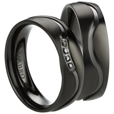 Ring Freundschaftsringe Partnerringe Verlobungsringe Ehering Edelstahl + Gravur - Bild 1 von 4