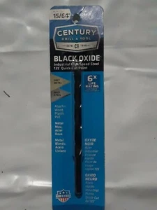 Black Oxide High Speed Drill Bit 15/64”. Century Drill & Tool; #24215 - Picture 1 of 2