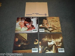 PERROS DE PAJA - JUEGO ORIGINAL DE 9 TARJETAS DE LOBBY FRANCESAS - 1971 - SUSAN GEORGE/HOFFMAN - Imagen 1 de 2