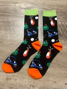 Socks novelty adult funny gifts New - golf / black - Picture 1 of 4