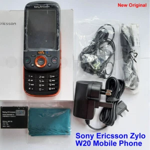 100% Genuine Sony Ericsson Zylo W20 GSM 3G 3.15MP unlock mobile phone Black - Picture 1 of 8