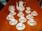 HAVILLAND et Cie LIMOGES FRANCE Ancien service a café porcelaine SHABBY CHIC