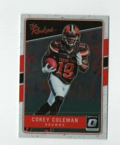 Fútbol óptico Panini Donruss 2016 The Rookies Corey Coleman Cleveland Browns - Imagen 1 de 4