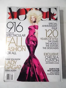 2012 VOGUE Magazine September Lady Gaga-120 Year Anniversary-Amazing Issue - Picture 1 of 10