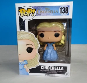 Funko Pop Disney Cinderella #138  Movie Blue Dress Vaulted retired 2016 +P/P - Picture 1 of 6