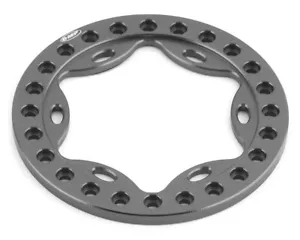 Vanquish Products OMF 1.9 Scallop Beadlock Grey Anodized (1) VPS05126 - Picture 1 of 1
