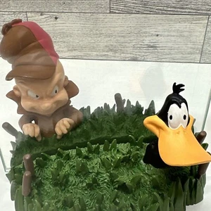 Cornice Elmer Fudd Daffy Duck Looney Tunes di Punch 1999 80197 animale domestico BFF - Foto 1 di 22