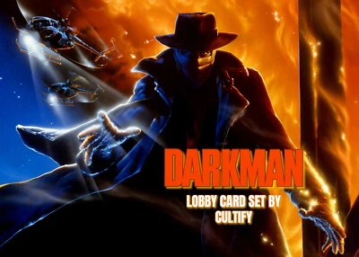 Darkman 1990 Lobby Card Set Of 12 5x7 - Image 1 of 4