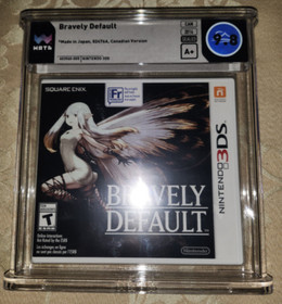 WATA 9.8 A+ Bravely Default (3DS, 2014) Graded Sealed Brand New not VGA CGC