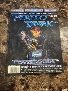 Perfect Dark Strategy Guide — 2000 Versus Books — Collector’s Edition W/O Poster - Picture 1 of 4