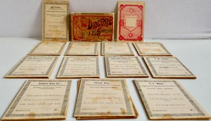 Antique circa 1900 ADVERTISING GAME “DIOGENES” KEYTESVILLE, MISSOURI Businesses - Imagen 1 de 20