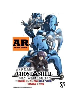 Eng dubbed of Ghost In The Shell Season 1+2+2045(1-76End+6 Movie+7 OVA)Anime DVD - Image 1 of 4