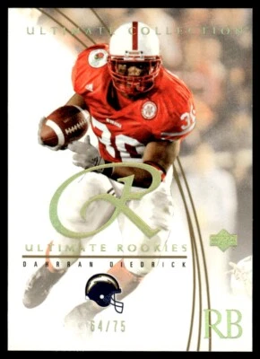 2003 Upper Deck Ultimate Collection Gold Dahrran Diedrick 64/75 San Diego - Image 1 of 2