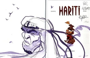 DEDICACE Nicolas RYSER HARITI Tome 1 UN VENTRE ARIDE EO 2001 GLENAT - Imagen 1 de 2