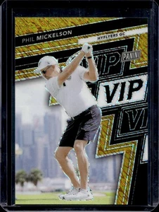 2025 Panini NSCC The National Phil Mickelson Gold Shimmer Prizm VIP #/5 Hyflyers - Picture 1 of 2