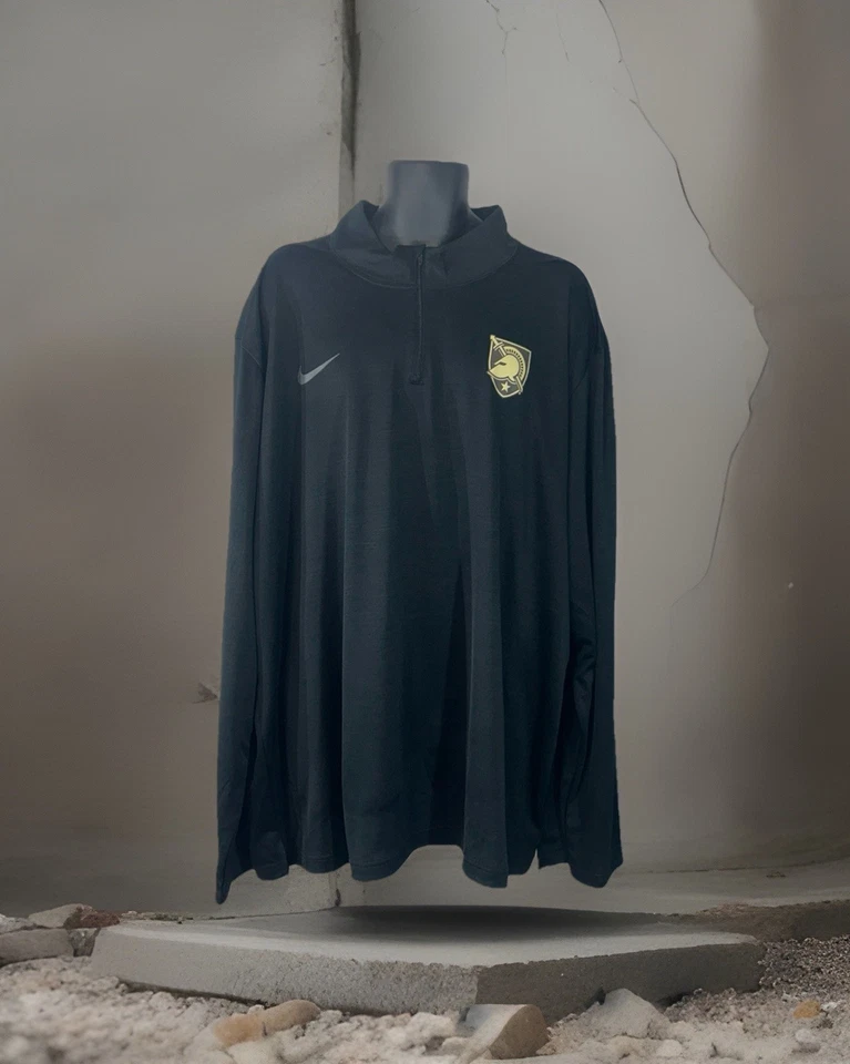 Nike Dry Fit Ejército de EE. UU. Para hombres Talla 4XL Caballeros Negros 1/4 Cremallera Pullover Camisa Chaqueta Foto 1 de 4