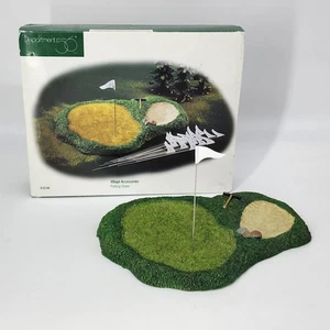 Dept 56 CHRISTMAS now Village Accessories "Putting Green" #52740 w/ Box & 1 Flag - Picture 1 of 7