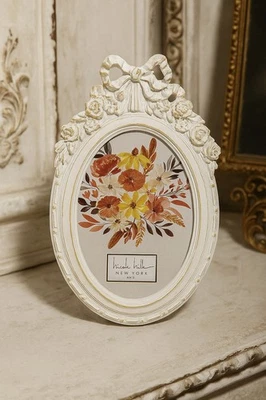 Marco de arco Hollywood Regency vintage antiguo francés victoriano Shabby Chic Foto 1 de 4