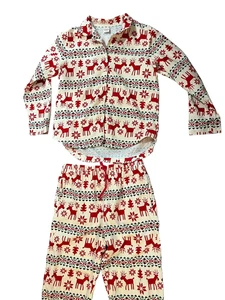 Hanna Anderson Damen Flanell Urlaub Rentier 2-teiliges Pyjama Set, Größe S - Bild 1 von 8