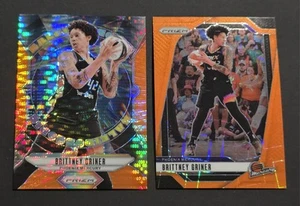 🔥🔥 2014 PANINI PRIZM BRITTNEY GRINER ORANGE PULSAR /75 AND VELOCITY LOT 2 🔥🔥 - Bild 1 von 2
