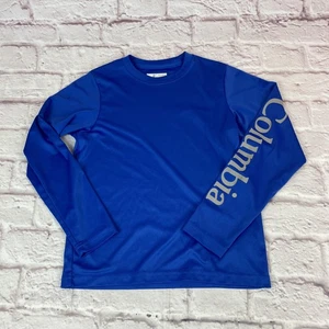 Columbia Shirt Youth Small blau PFG Langarm Performance Angeln Grafik - Bild 1 von 7