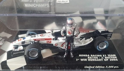 MINICHAMPS HONDA RA 106 BUTTON GP UNGHERIA 2006 1/43 LIMITED EDITION  - Immagine 1 di 4