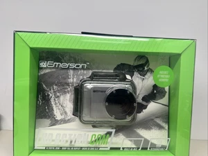 RECHARGEABLE EMERSON HD ACTION CAMERA, 4X DIGITAL ZOOM, NEW SPORTS CAM Brand New - Picture 1 of 9