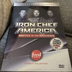 Iron Chef America Battle of the Masters 3 DVDs Flay Batali Puck New Sealed - Foto 1 di 2