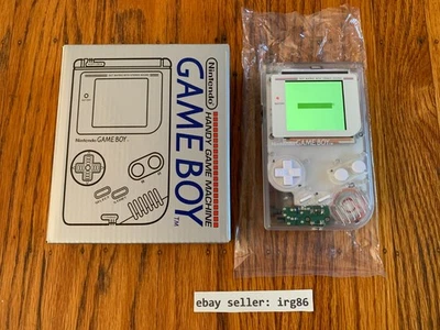 Consola Nintendo Game Boy DMG-01 blanco claro sistema OSD IPS pantalla retroiluminada Foto 1 de 4