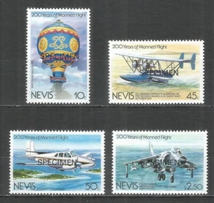 Nevis SPECIMENT 1983 year , stamps MNH (**) Aviation - Picture 1 of 1