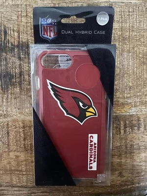 NEW  NFL AZ Arizona Cardinals Dual Hybrid Case for iPhone 7 Plus 7+ FOCO - Image 1 of 2