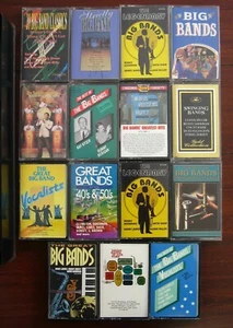 Big Bands Cassette Tape Lot Ellington Glenn Miller Dorsey Fitzgerald Vocals EX - Bild 1 von 2
