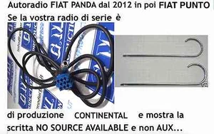 Aux Cable Female MP3 FIAT PANDA 2012 Radio CONTINENTAL - Picture 1 of 1