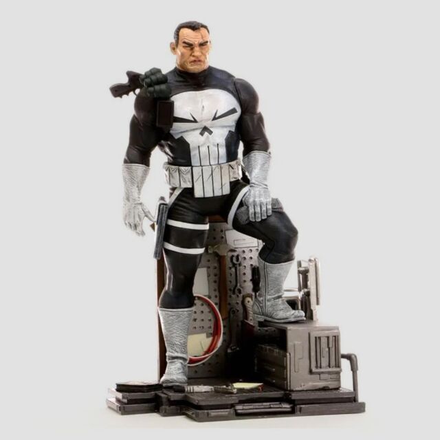 Iron Studios Punisher Statue Figure Marvel Frank Castle Rare Limited Ed  1:10