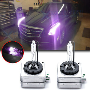 2x 12000K Purple D1S D1C D1R OEM HID Xenon Bulbs For Cadillac Escalade ESV EXT