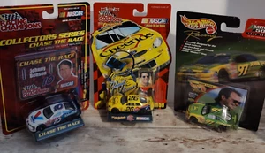 Vintage NASCAR/ Daytona Diecast on Card 1/64 ~ 2 Racing Champions/ 1 Hot Wheels - Picture 1 of 9