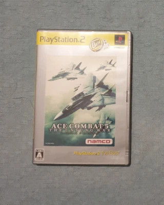 Playstation PS2 Ace Combat 5 - The Unsung War [The Best], JPN JAPANESE REGION - Image 1 of 4