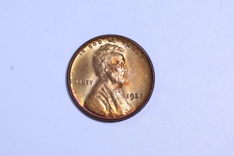 1932-P LINCOLN CENT- BU RD Cover