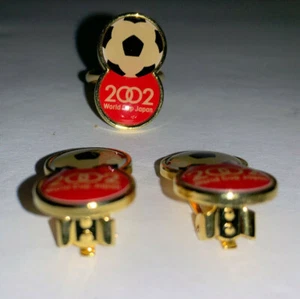 Pendientes con clip con anillo de la Copa Mundial de Fútbol de Japón 2002 - Imagen 1 de 5