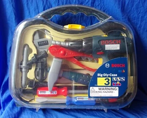 BOSCH Mini BIG-DIY-CASE Caja de Herramientas de Juguete con Taladro Eléctrico Llave de Martillo Juguetes Pequeños - Imagen 1 de 6